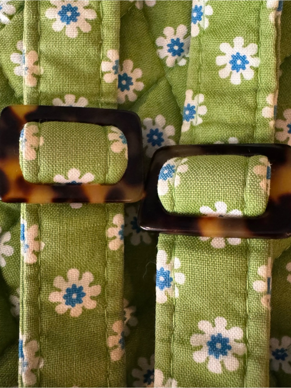 Vera Bradley 2004 Apple Green Small Backpack Retired Floral Vintage - Picture 6 of 16